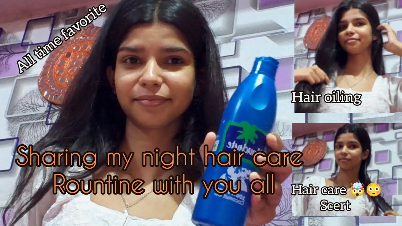 My night hair care routine | night hair care | long and strong hair scert | #foryou #youtubevideo
