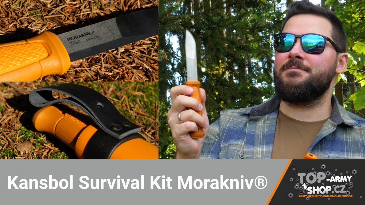 Nůž Kansbol Survival Kit Morakniv® Pro outdoor jako dělaný! Rigad