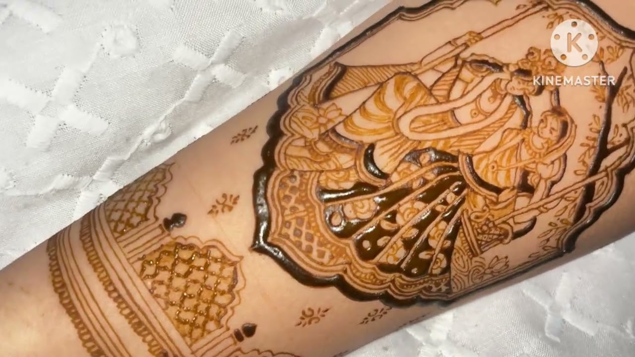 Radha krishana full hand mehndi design step by step|||Neha ravat