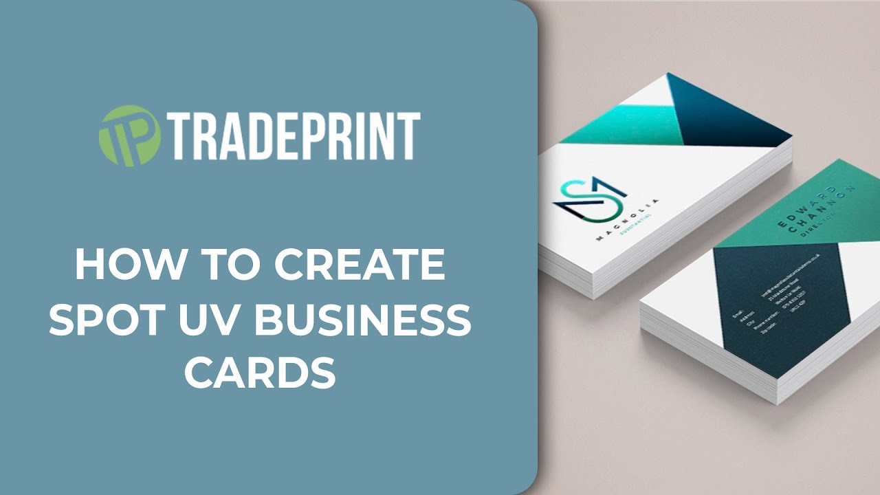How To Design Spot UV Business Cards