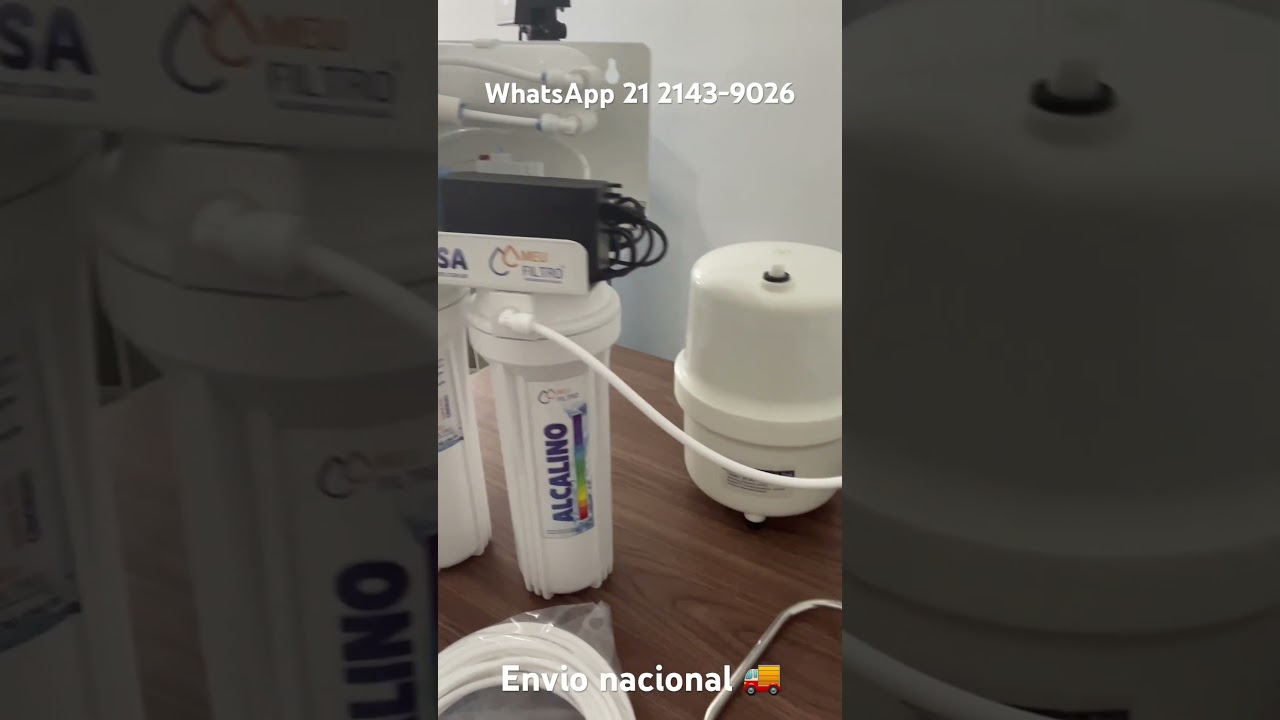 Osmose Reversa Alcalina para uso residencial #osmosereversa #aguaalcalina #osmosealcalina