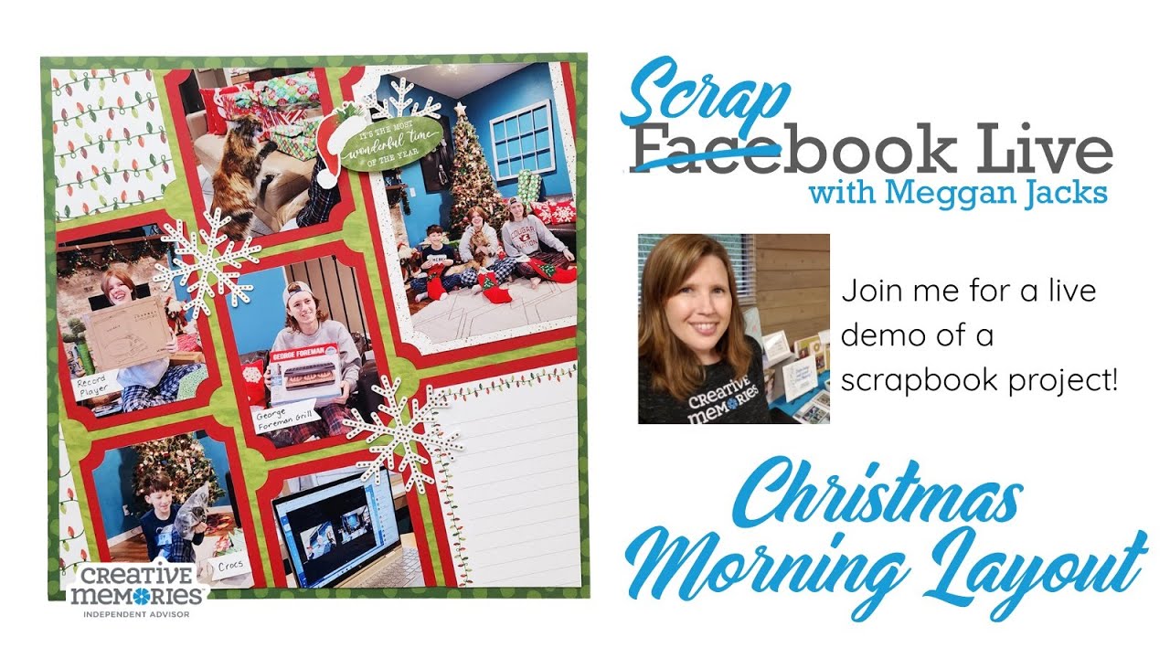 Scrapbook Live with Meggan Jacks - January 10, 2024