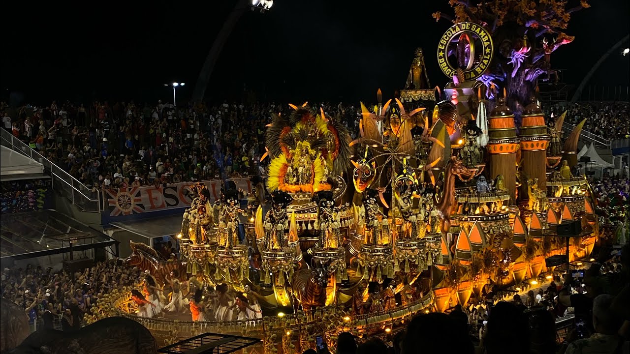DRAG&Otilde;ES DA REAL 2024 - Largada do samba | Desfile oficial