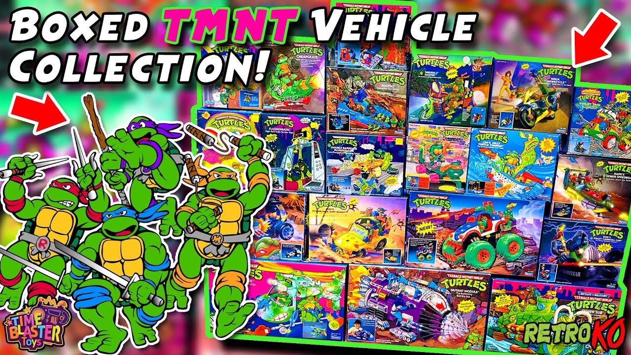 ОГРОМНАЯ коллекция винтажных машинок TMNT! Мы купили ВСЁ!!!