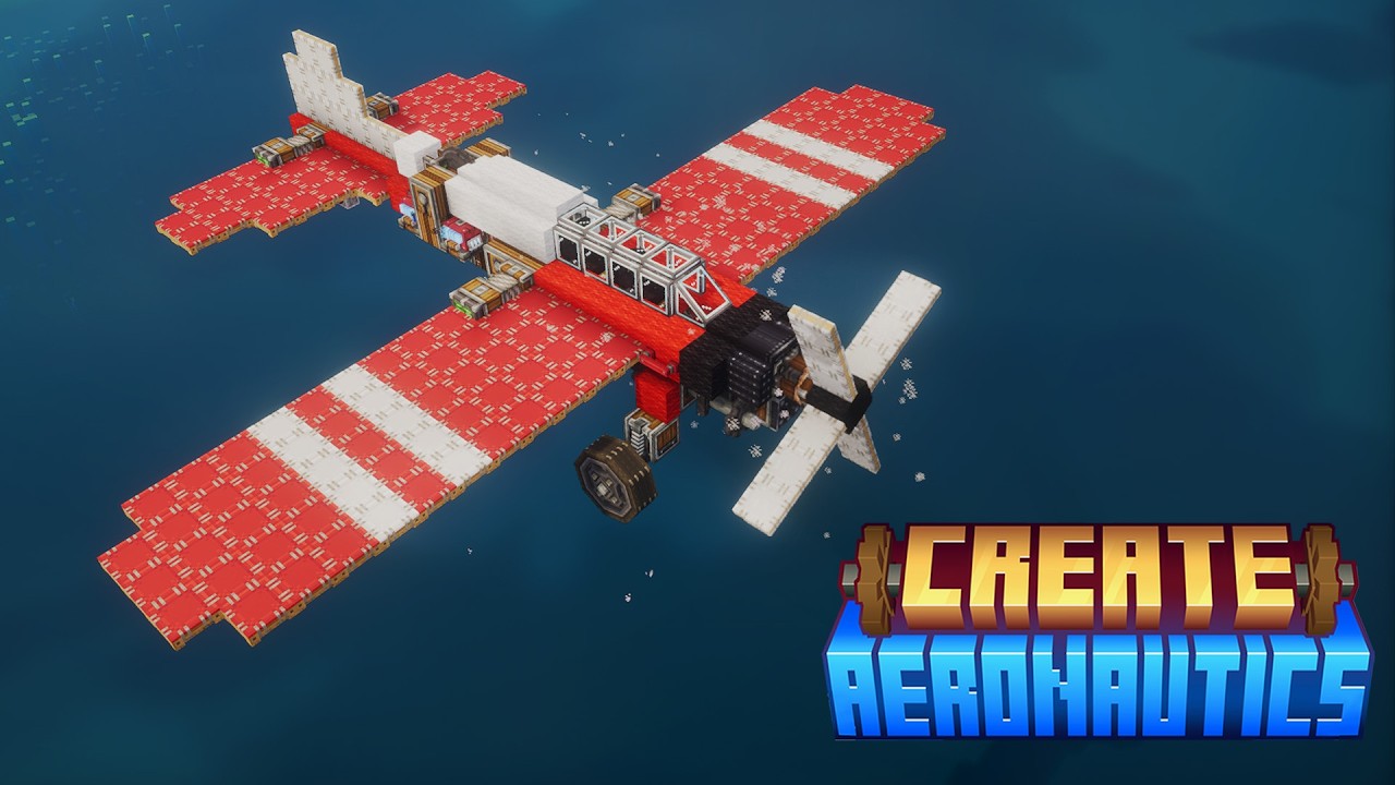 Строим КЛАССИЧЕСКИЙ САМОЛЁТ с Create Aeronautics 🛩️ | Гайд по Minecraft