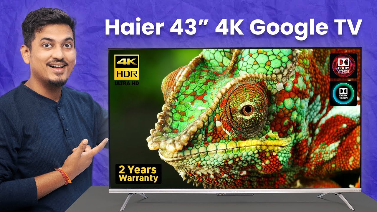 This TV works without Remote 📺 Haier 43