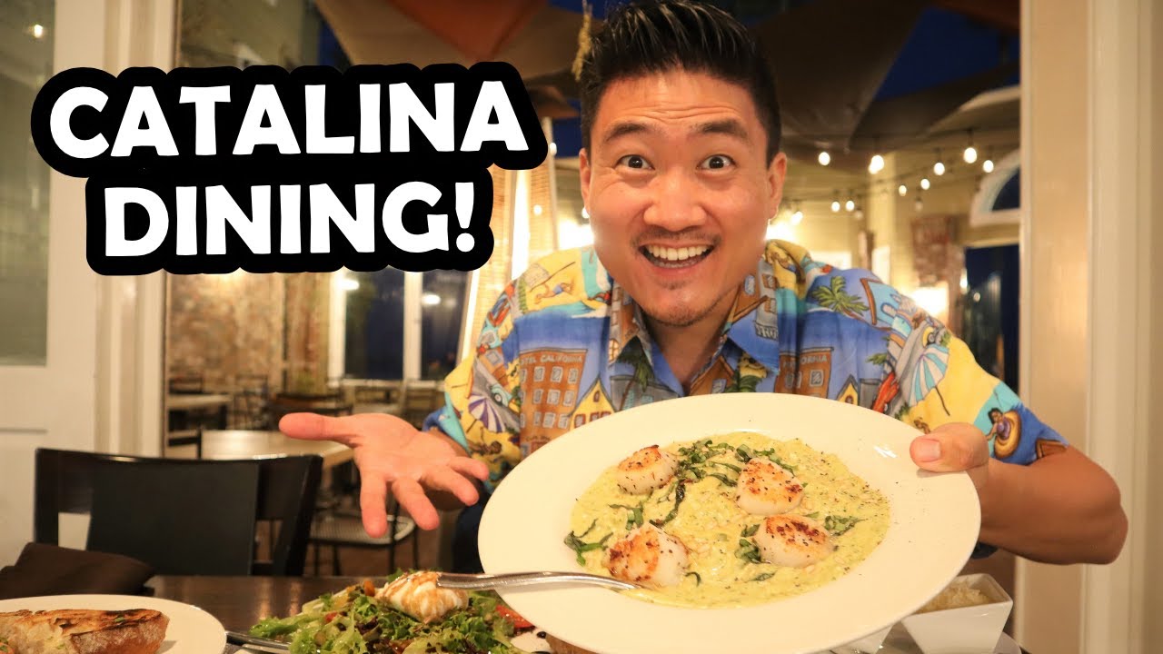 Italian Meal with Ocean Front View! Catalina Island Food Tour (Part 2)