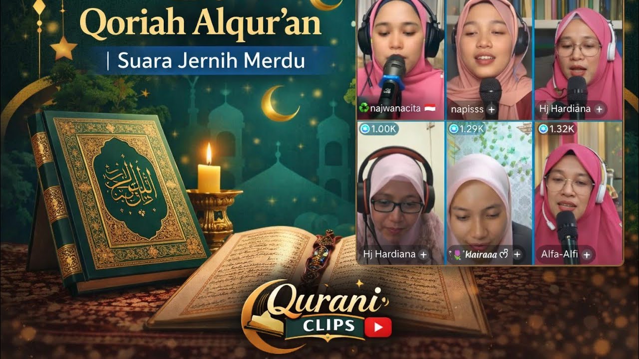 Suara merdu para Qoriah yang menyentuh hati (Live)