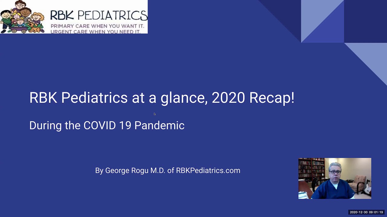 What RBK Did in 2020 for the Pediatric Community during the COVID 19 Pandemic.