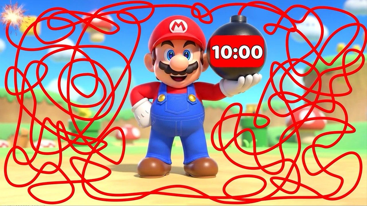 10 Minute Timer 💥 | 10 Minute Mario Bomb Timer | Super Mario Countdown Surprise!