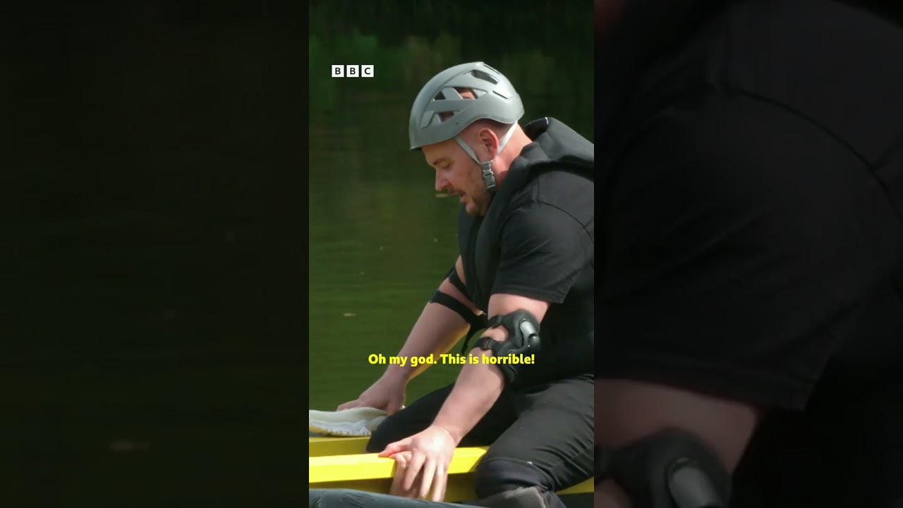 Denise Welch makes a splash 😂  #Unbreakable #iPlayer