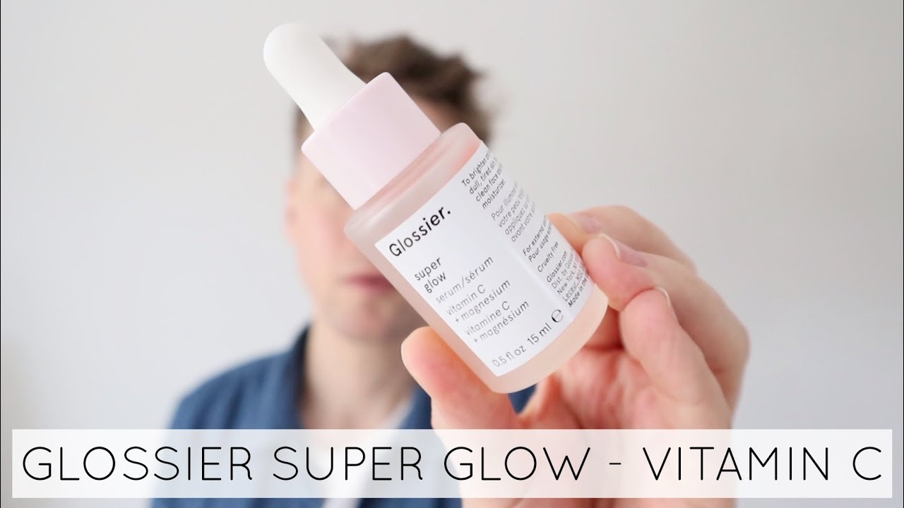 GLOSSIER SUPER GLOW VITAMIN C SERUM REVIEW // James Just Now