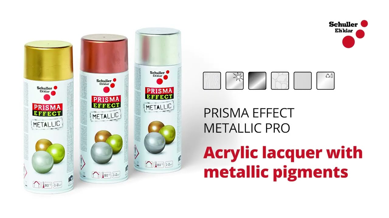 Schuller Eh'klar - Paint spray PRISMA EFFECT Metallic Pro