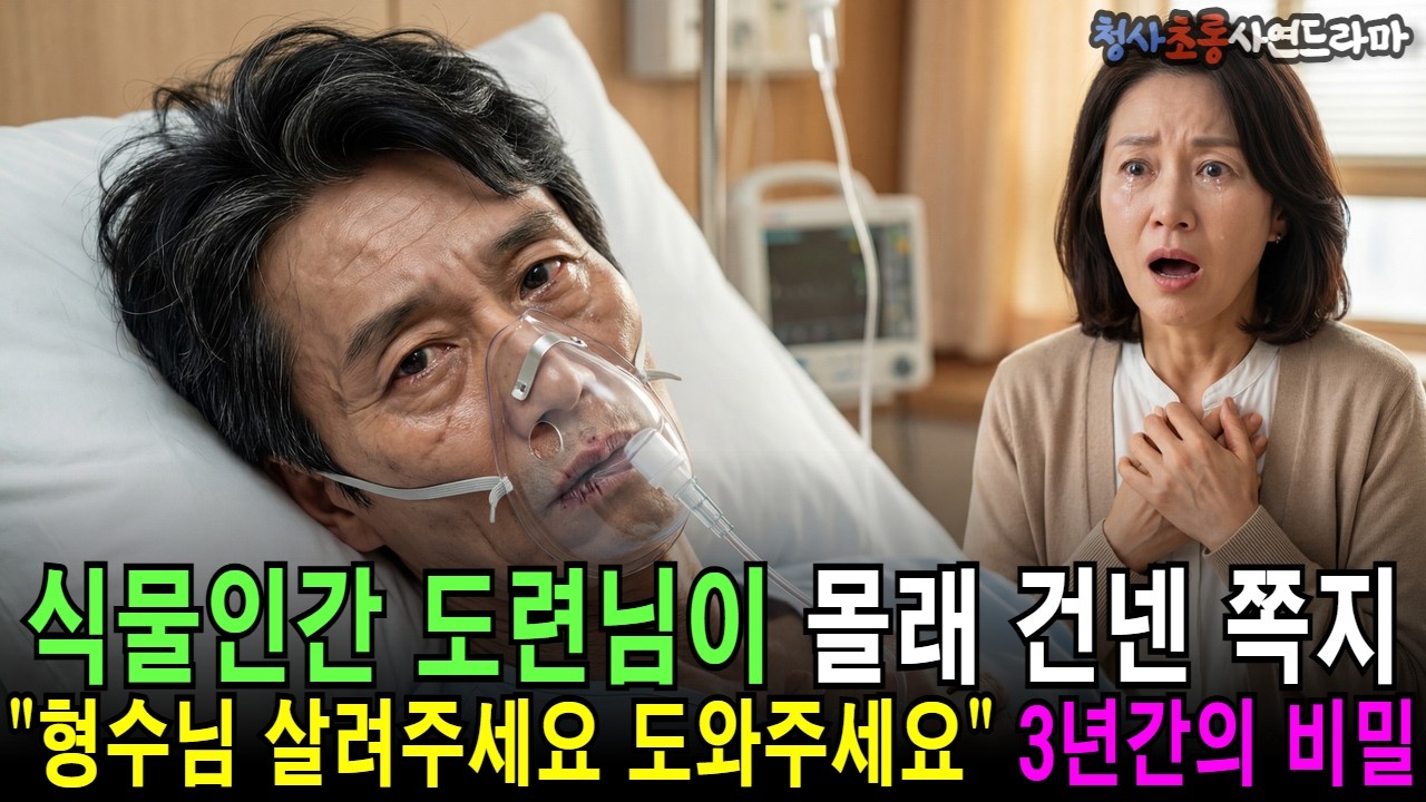 식물인간 도련님이 몰래 건넨 쪽지, 그 안에 적힌 글자를 보고 온몸이 얼어붙었습니다.| 오디오드라마 가족사연 노후사연 황혼사연 감동사연 반전사연 복수사연 통쾌사연 |