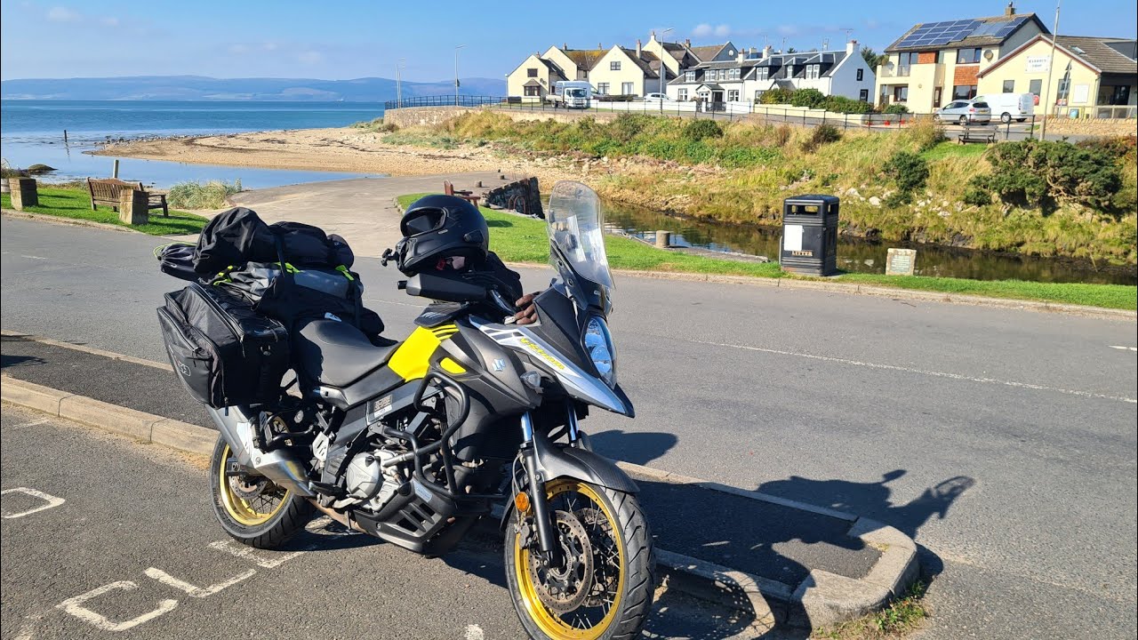 Motorbike camping trip to the Isle of Arran on my Suzuki V-Strom 650XT....