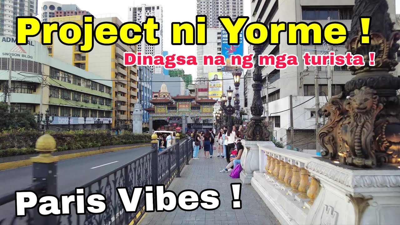 Project ni Yorme ganito ka ganda Paris Vibe !  Pinaka patok  a pasyalan ! Jones Bridge - Pasig River