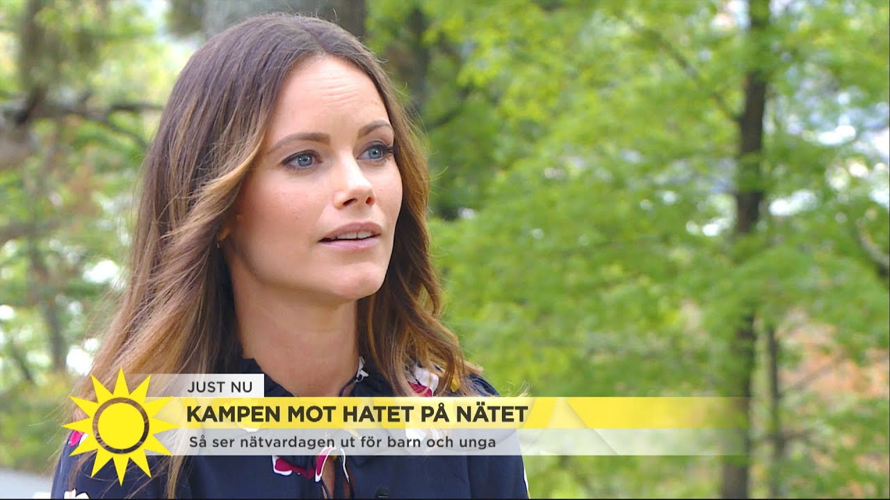 "Jag möttes av en enorm hatstorm" Nu för prinsessan kamp mot näthat - Nyhetsmorgon (TV4)