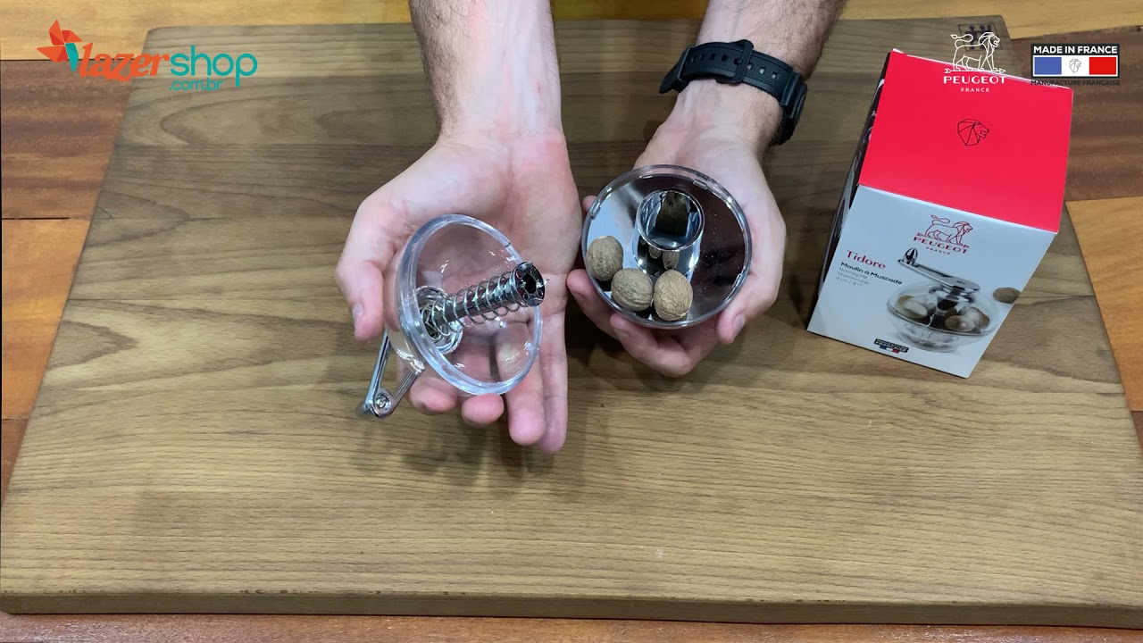 Moedor de Noz Moscada Peugeot Tidore: Como Funciona?