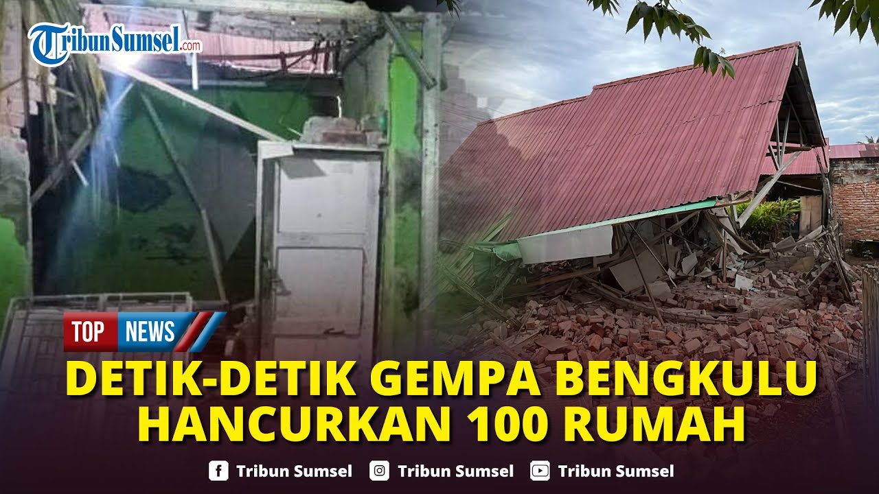 🔴Detik-detik Gempa Magnitudo 6,3 Guncang Bengkulu: Rumah-rumah Ambruk, Gubernur Janji Ganti Rugi