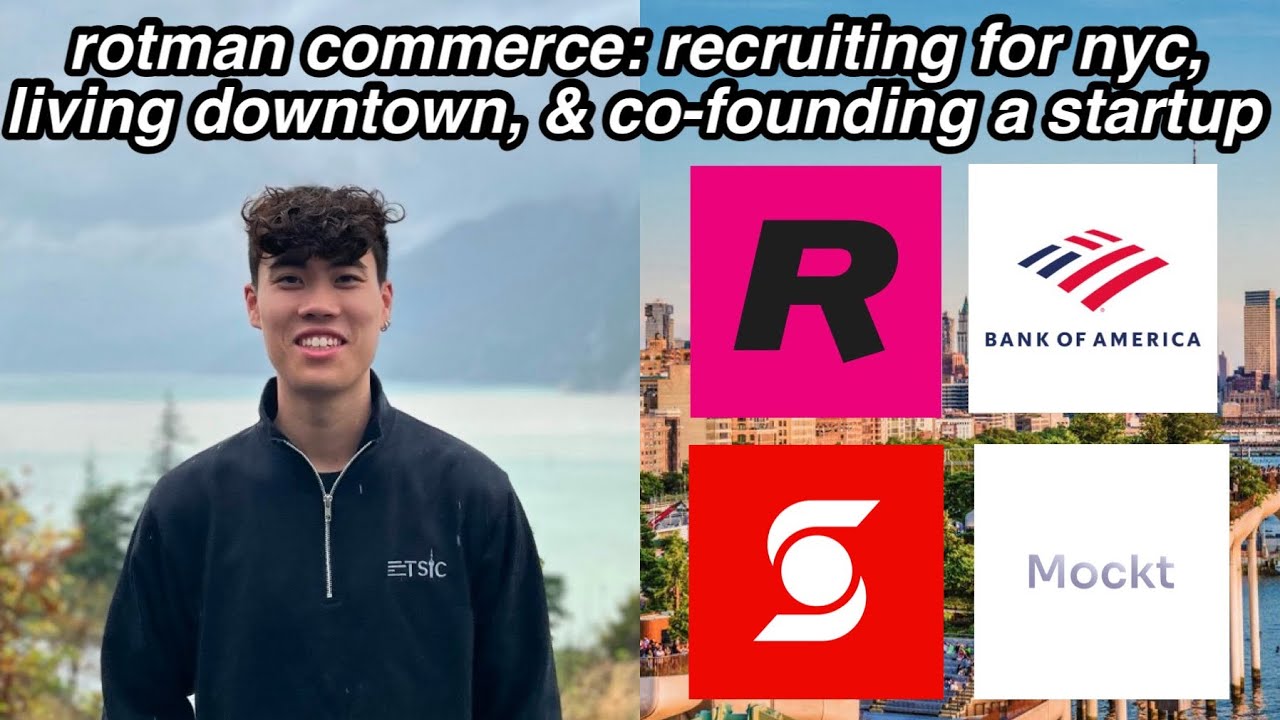 Rotman Commerce: NYC Recruitment, Downtown Life, & Co-Founding // Friday w Friends, Ep. 12 w Eric Qu