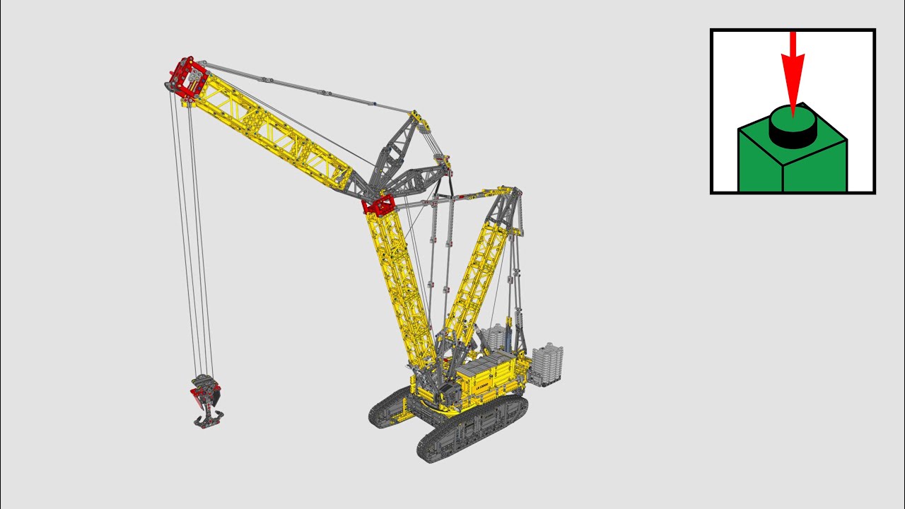LEGO Technic 42146, Гусеничный кран Liebherr LR 13000 - инструкции по сборке