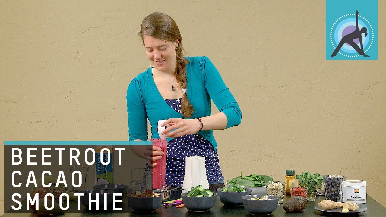 Red Beetroot and Cacao Smoothie, Recipe by Irina Verwer