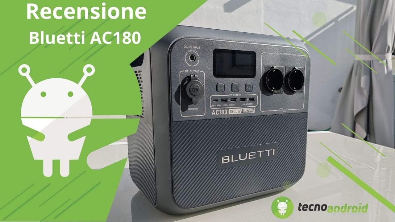 Cosa NASCONDE la Bluetti AC180? La recensione DEFINITIVA di una power station RIVOLUZIONARIA!
