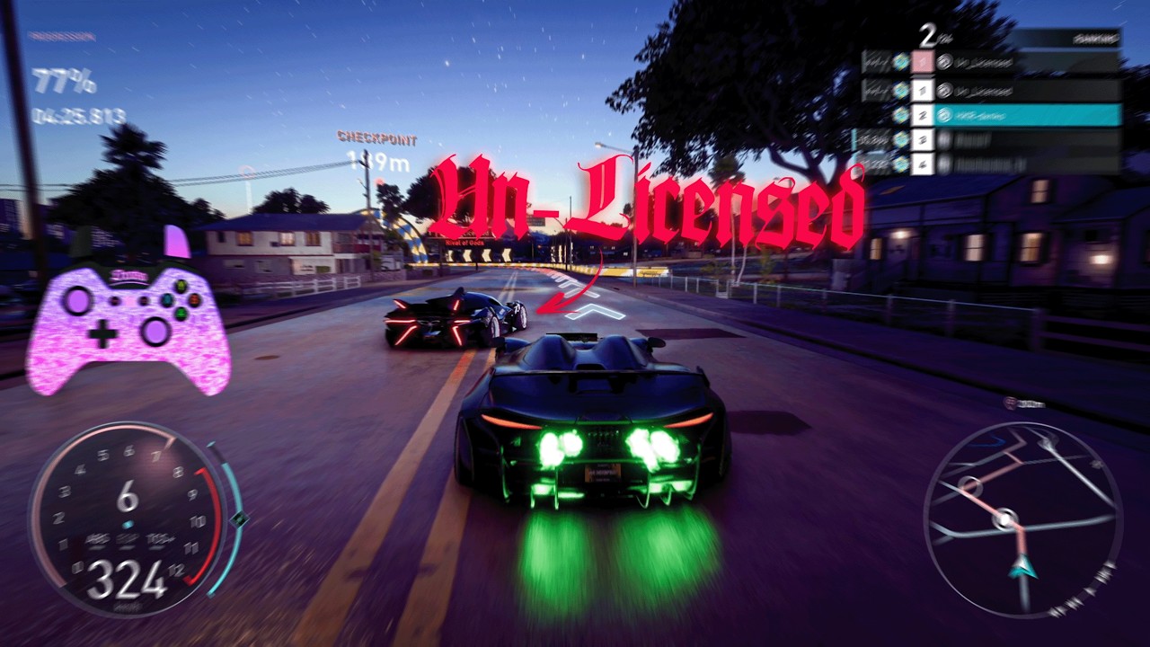 MET A DOPE PLAYER! / GRAND RACING AT NIGHT