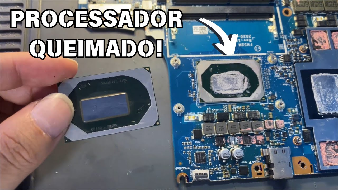 SUBSTITUINDO PROCESSADOR QUEIMADO DO ACER PREDATOR HELIOS 300!