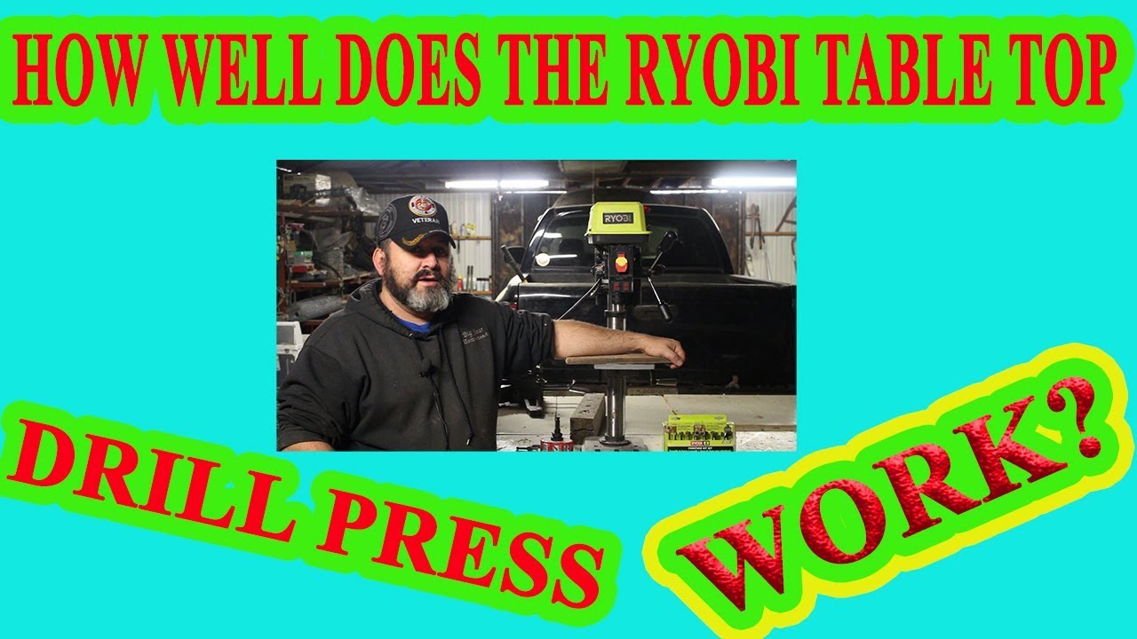 Насколько хорошо работает настольный сверлильный станок Ryobi?