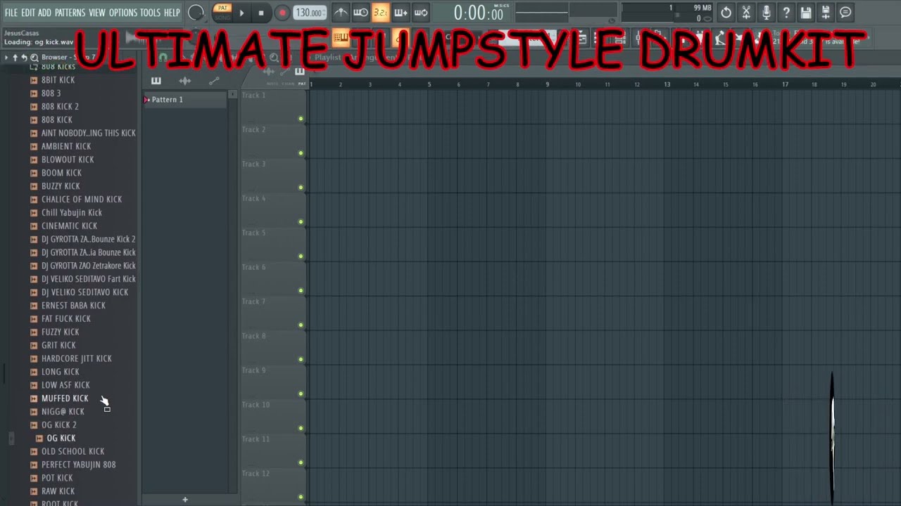 (VOL. 2) ULTIMATE JUMPSTYLERZ DRUMKIT |  DJ GYROTTA ZAO, YABUJIN, TACONIEL, WAlK 6EB0REN ETC...