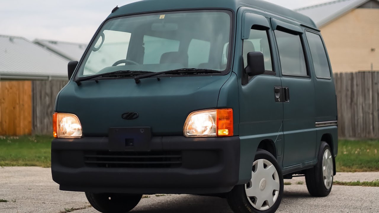 1999 Subaru Sambar Van TV2 4WD Kei Van Auto Walk-Around & Start Up