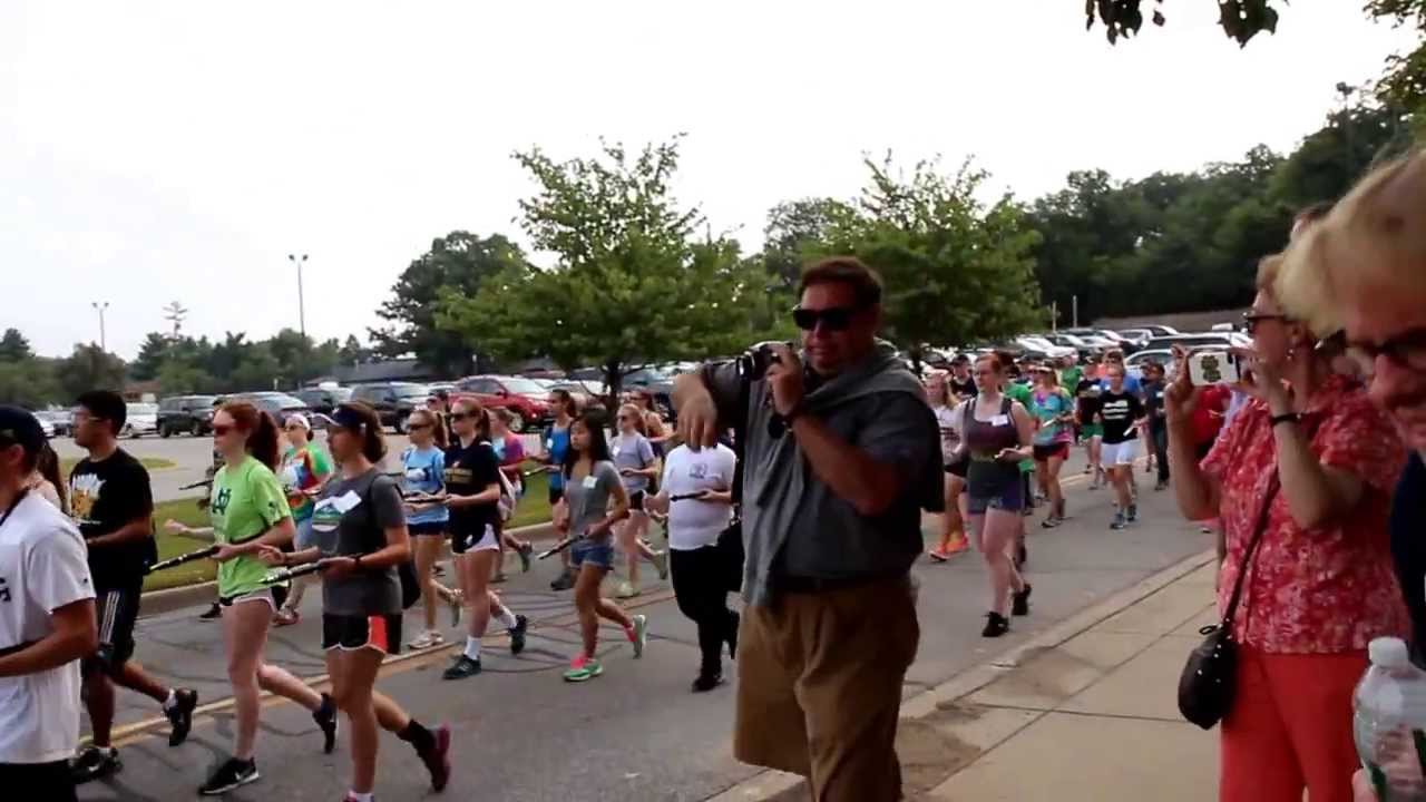 Notre Dame Band First Marchout 2013 Fighting Irish ND Band Camp