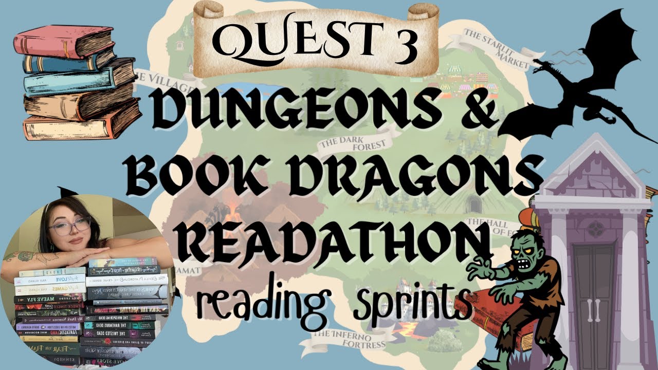 Dungeons and Book Dragons Reading Sprint! 📚🌿
