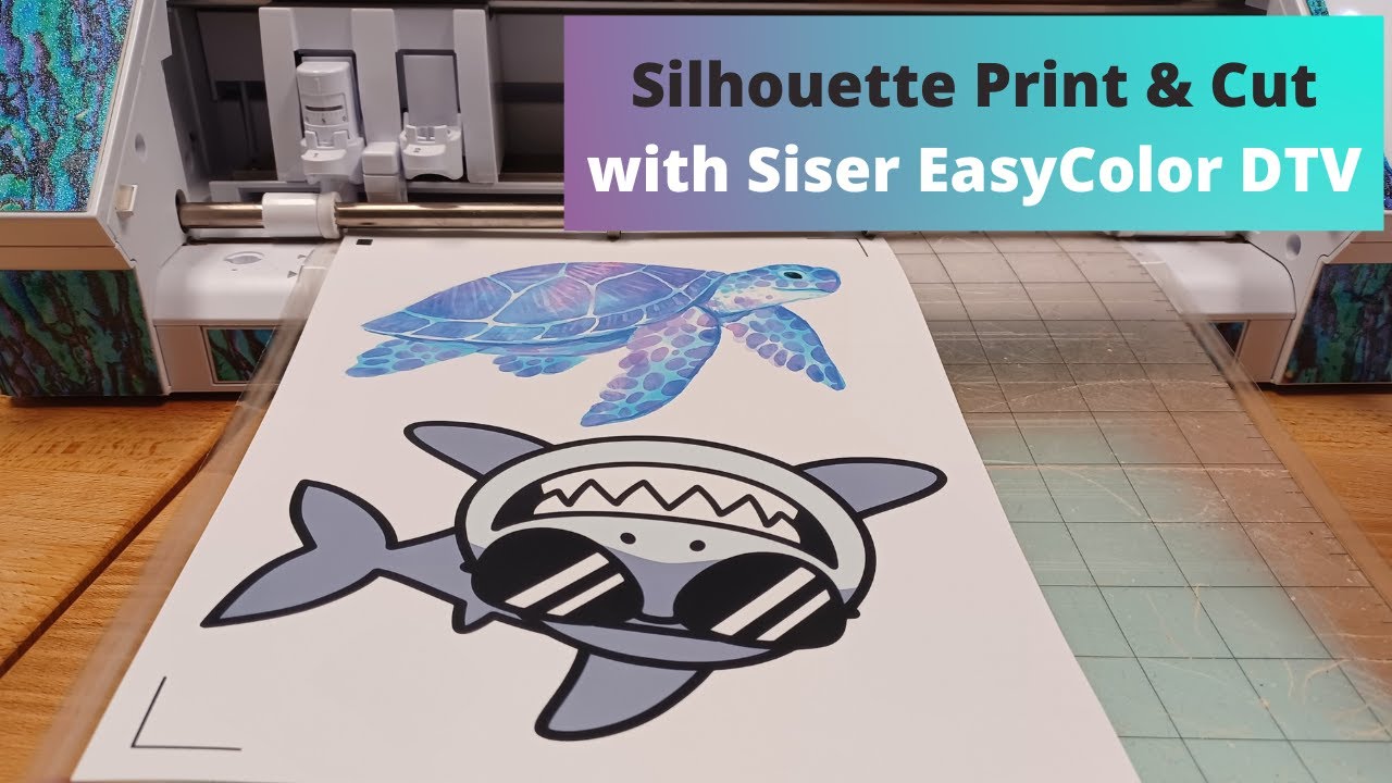 Siser EasyColor DTV with Silhouette Print & Cut