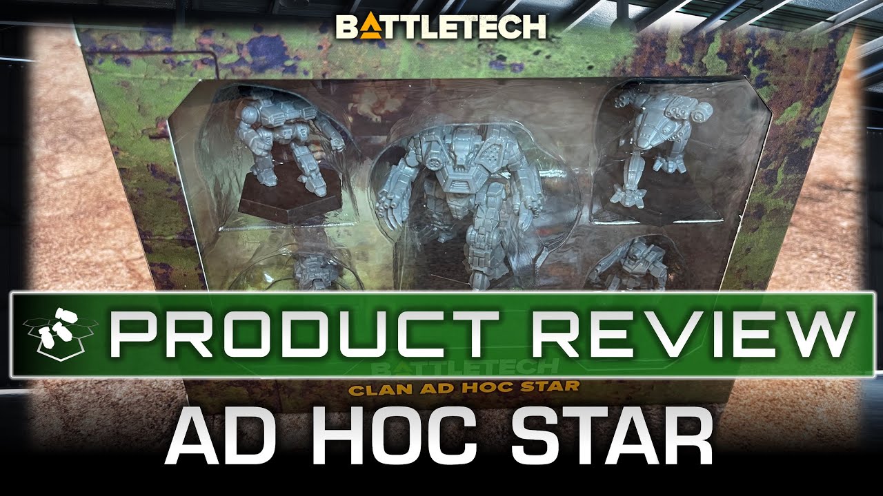 BattleTech Ad Hoc Star Review! | Wave 2 Kickstarter Deep Dive Series | Clan Invasion Kickstarter
