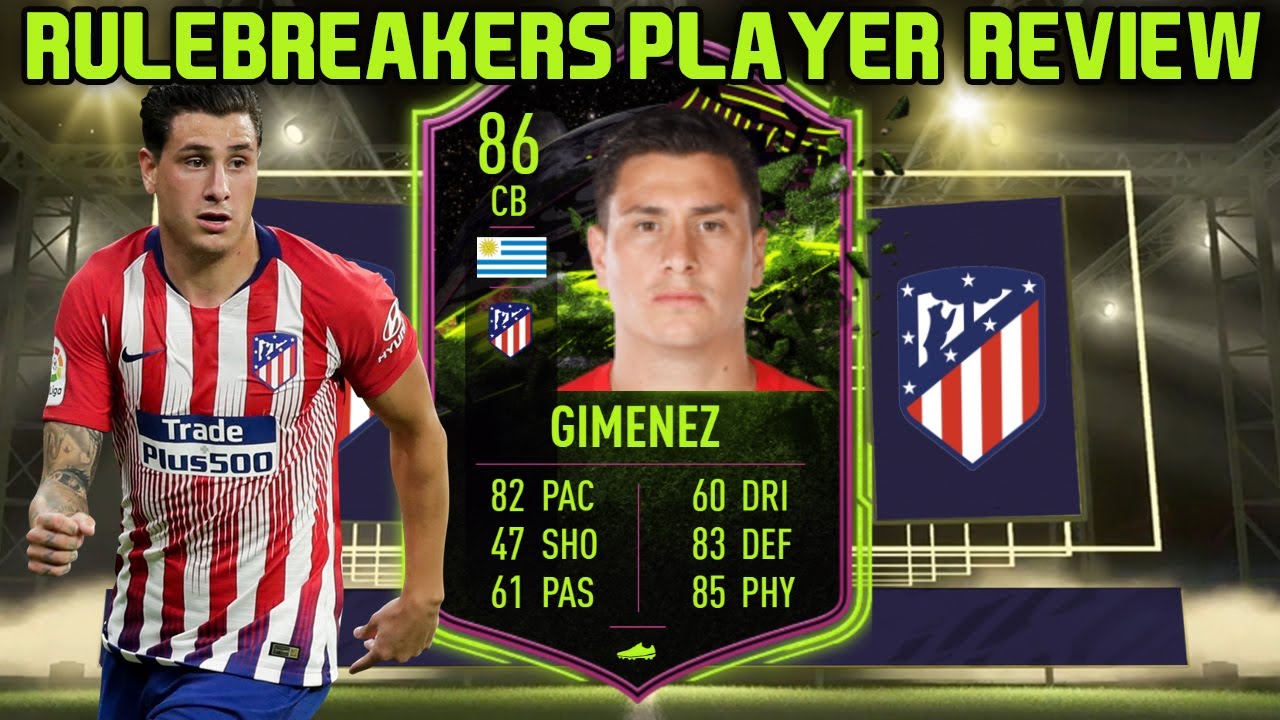 BETTER THAN VARANE? 86 RULEBREAKERS GIMENEZ PLAYER REVIEW! FIFA 21 ULTIMATE TEAM