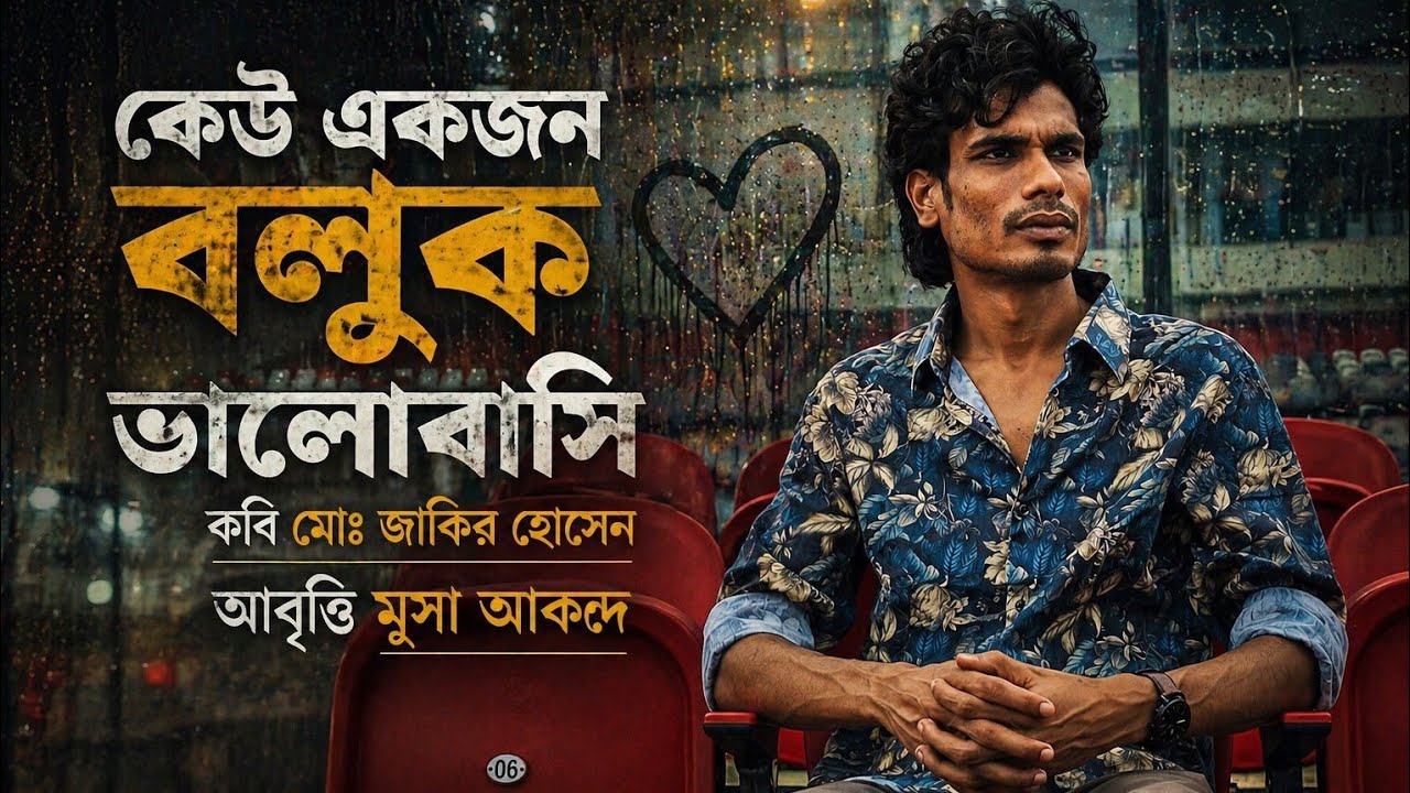 কেউ একজনক আমায় বলুক ভালোবাসি। মোঃ জাকির হোসেন শেখ, মুসা আকন্দ। Musa Akondo Abritti 