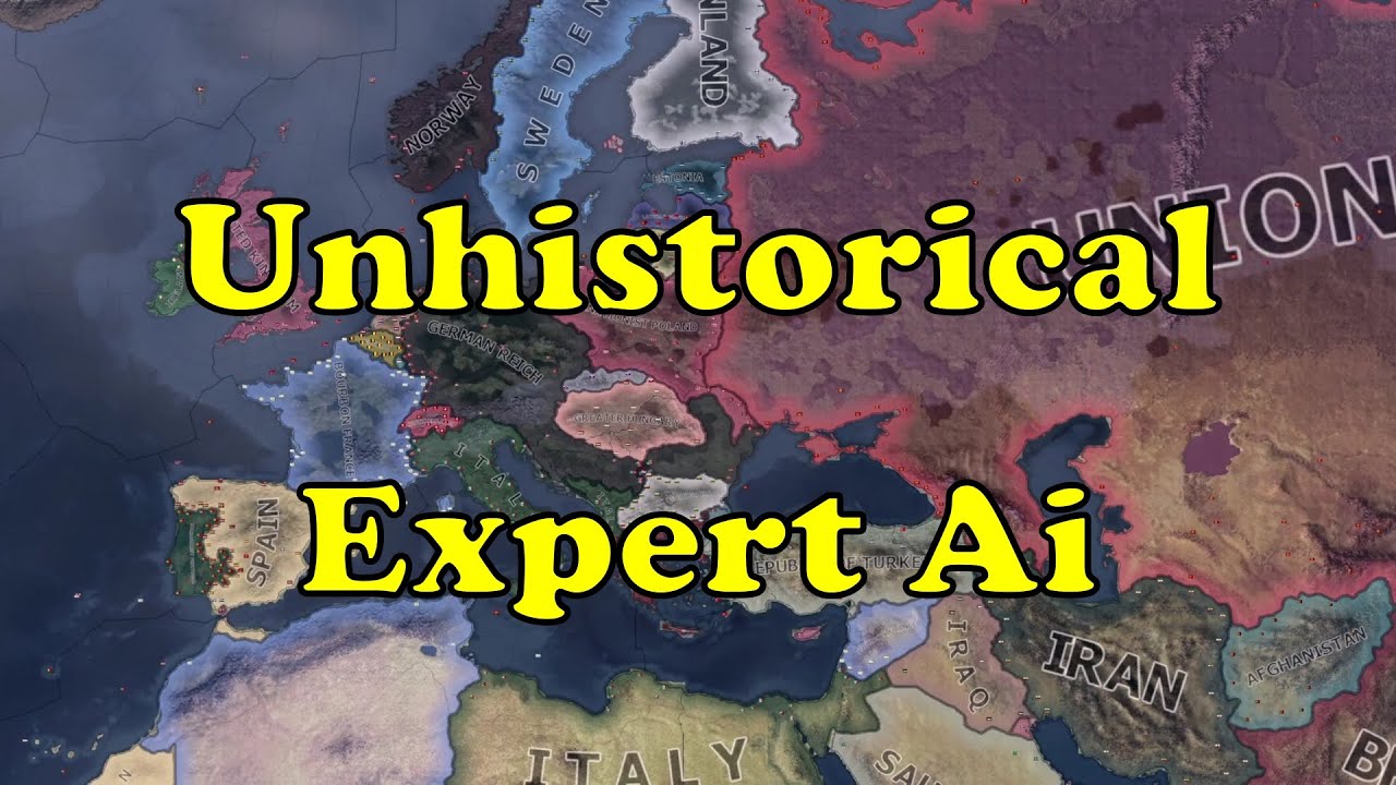 Unhistorical Expert Ai - Hoi4 Timelapse