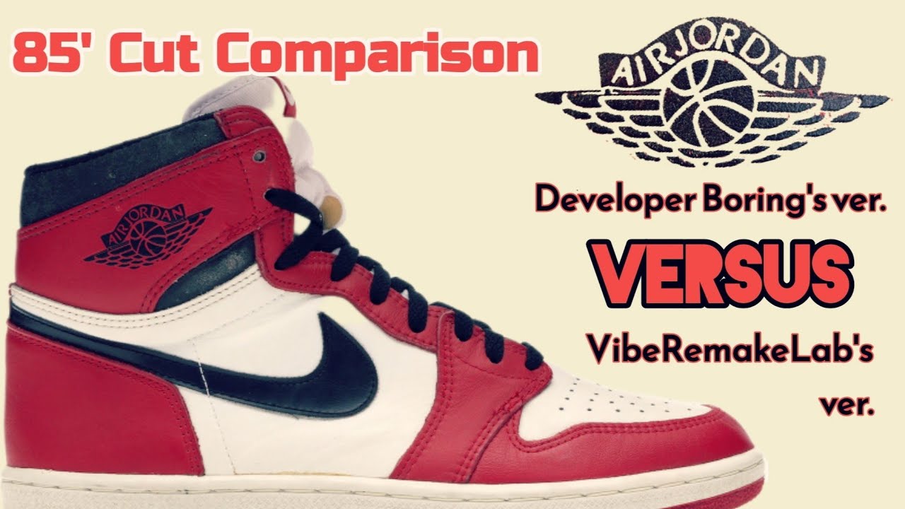 VIBE REMAKE LAB OR BORING WATCH? Y'ALL DECIDE! Comparison Review of the Air Jordan 1 'Chicago' 85s