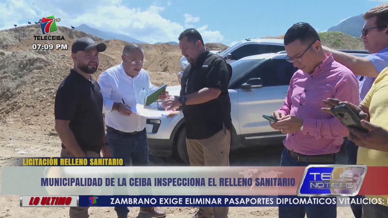 Municipalidad de La Ceiba inspecciona el Relleno Sanitario