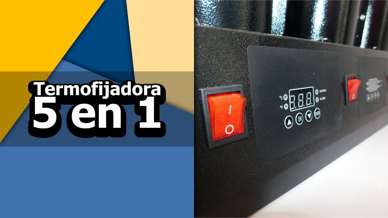 Prueba y sublimación en Termofijadora 5 en 1 para MUGS