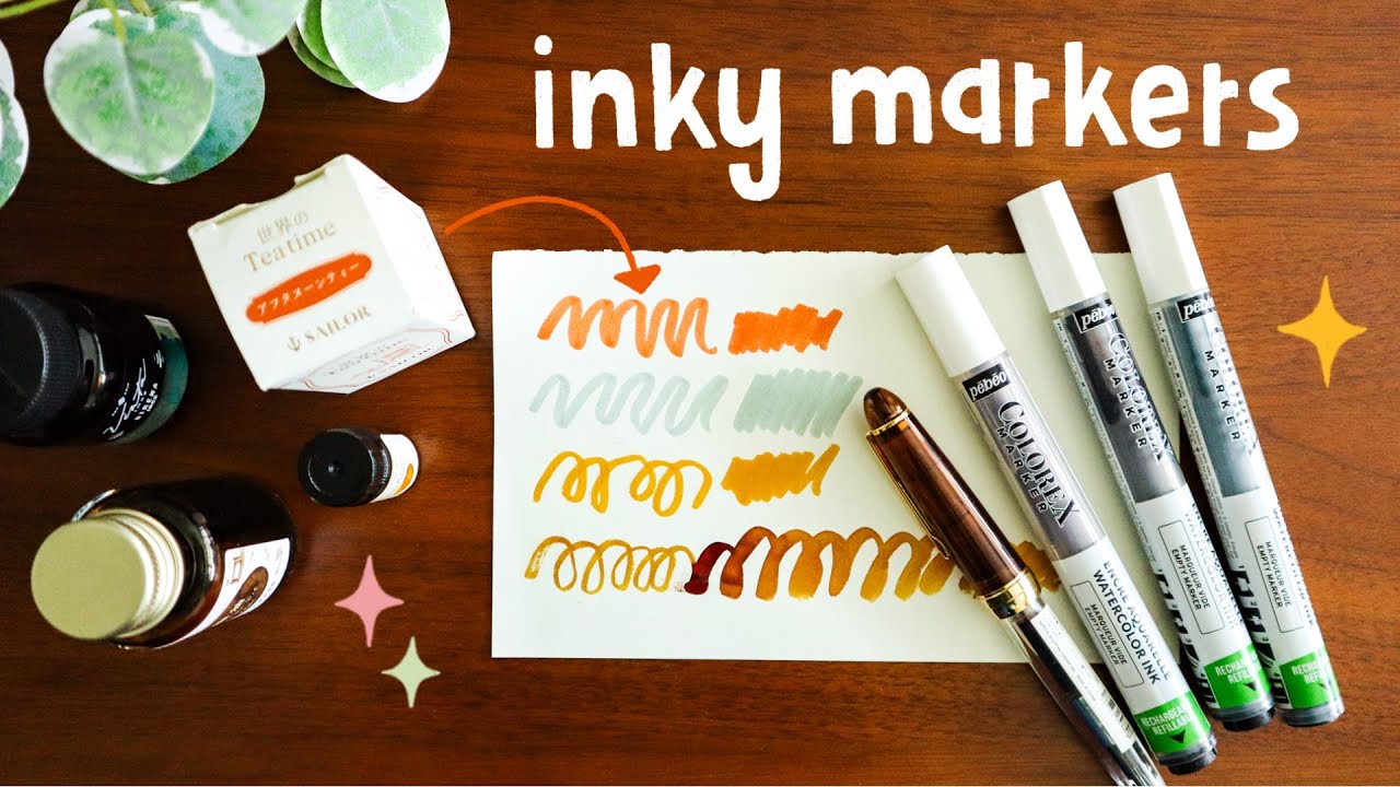 Create Custom Markers with Your Fountain Pen Ink