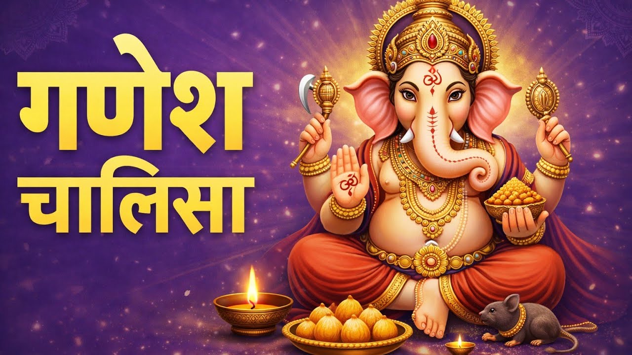Ganesh Chalisa 🙏 Powerful Prayer to Remove Obstacles | Lord Ganesha Bhajan
