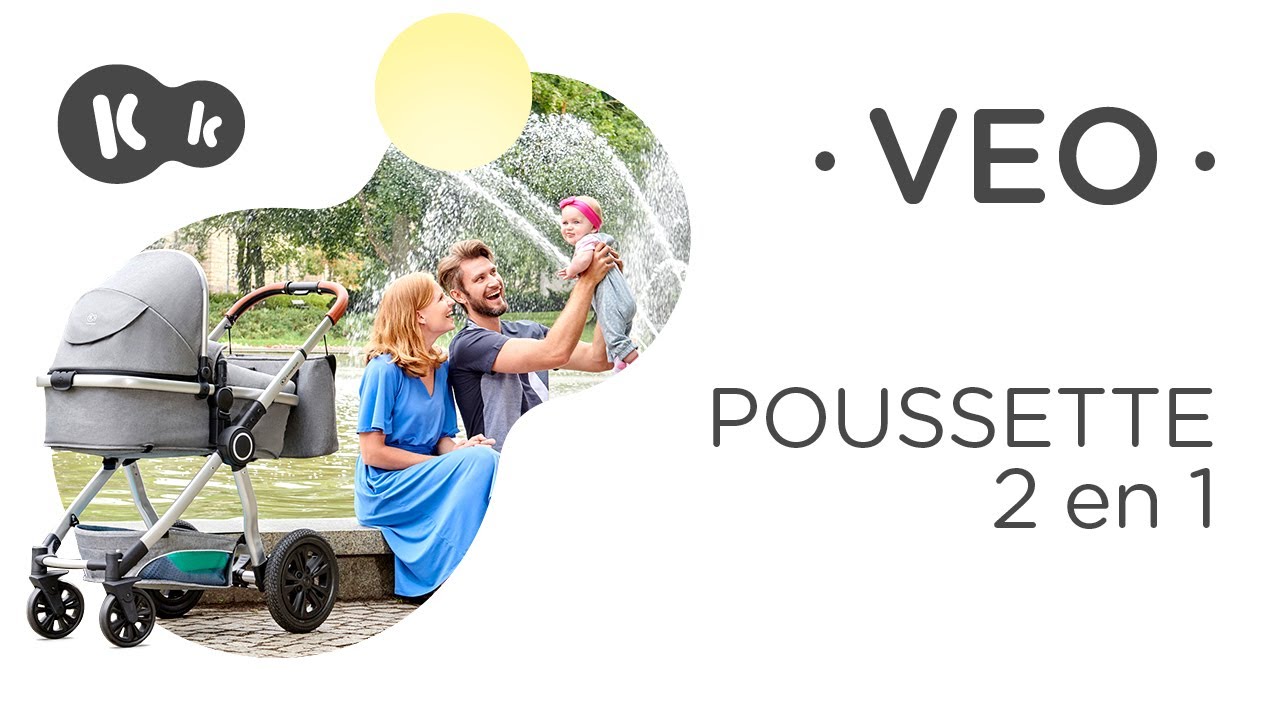 Poussette 2 en 1 VEO Kinderkraft avec siège-auto