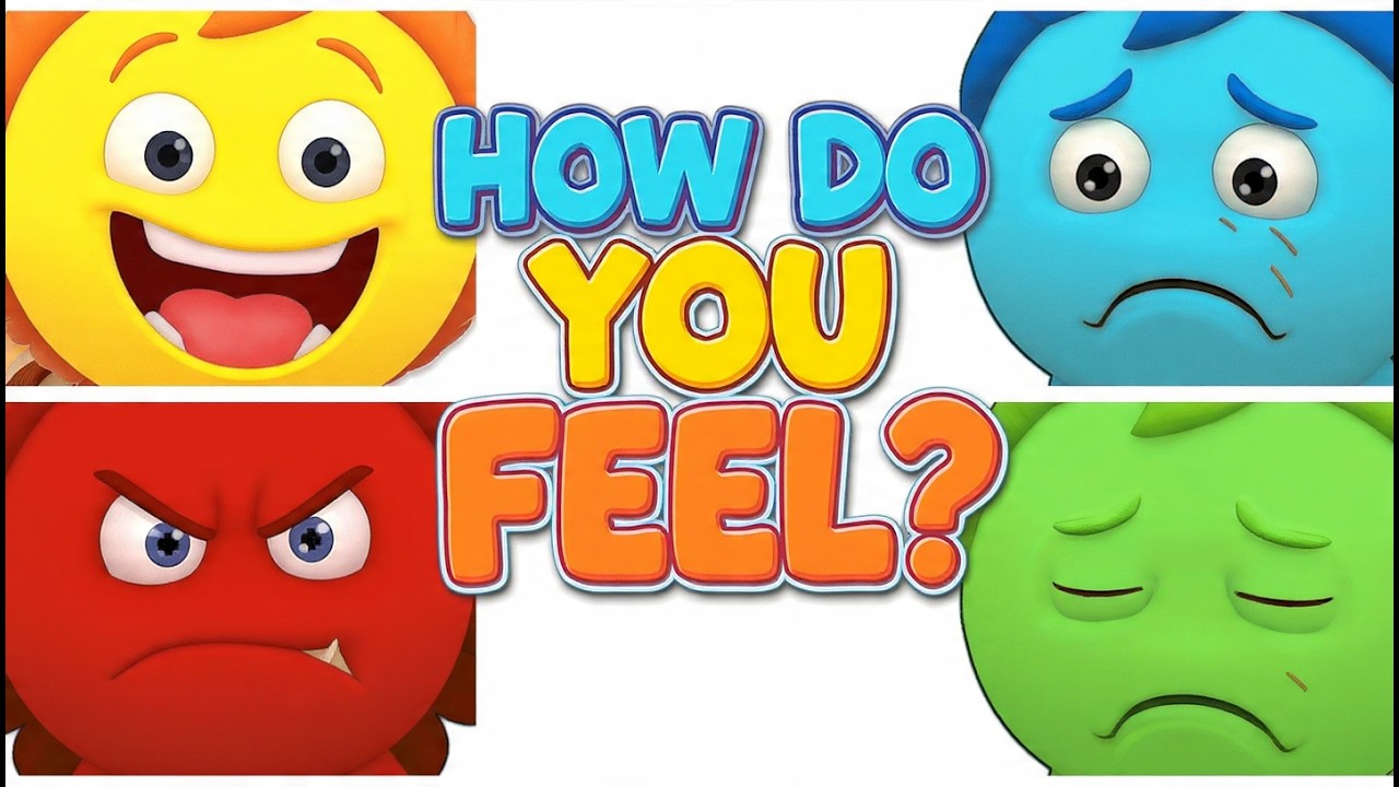 Happy Sad Angry Calm Song for Kids | Learn Emotions with Fun Song for Kids