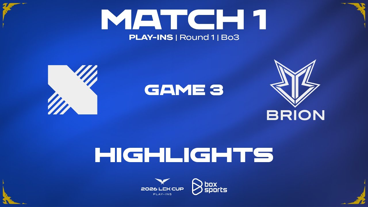 Highlights DRX vs BRO | Game 3 | R1M1 | Play-Ins LCK CUP 2026