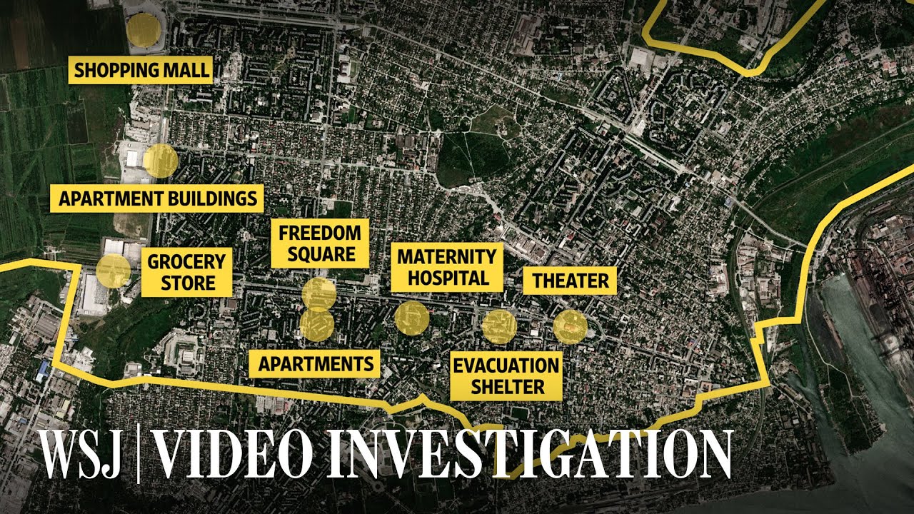 Visual Analysis: Images Show Russian Cluster Bombs Hit Civilian Targets in Mariupol | WSJ