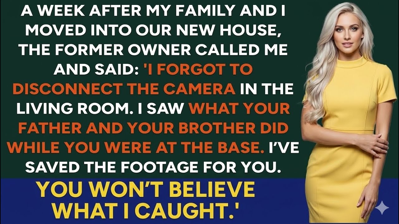 My Father Mortgaged My House Behind My Back While I Was on Base - He Forgot the Camera Was Recording