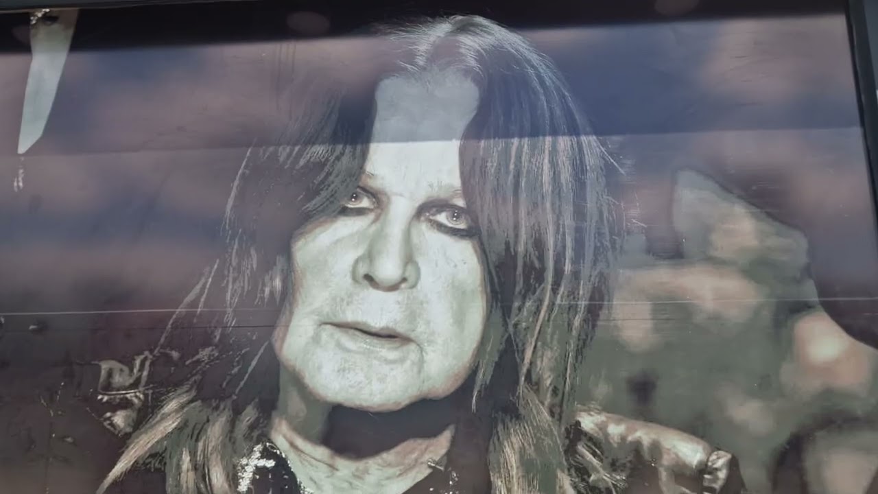 tribute to ozzy  black sabbath birmingham tour  #ozzyosbourne #brimingham #rip #blacksabbathrp